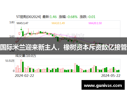 国际米兰迎来新主人，橡树资本斥资数亿接管